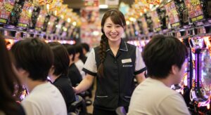パチンコ　接客マナー