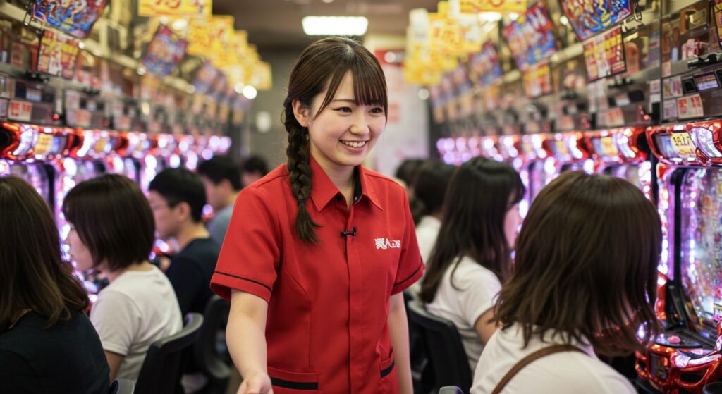 パチンコ　接客マナー