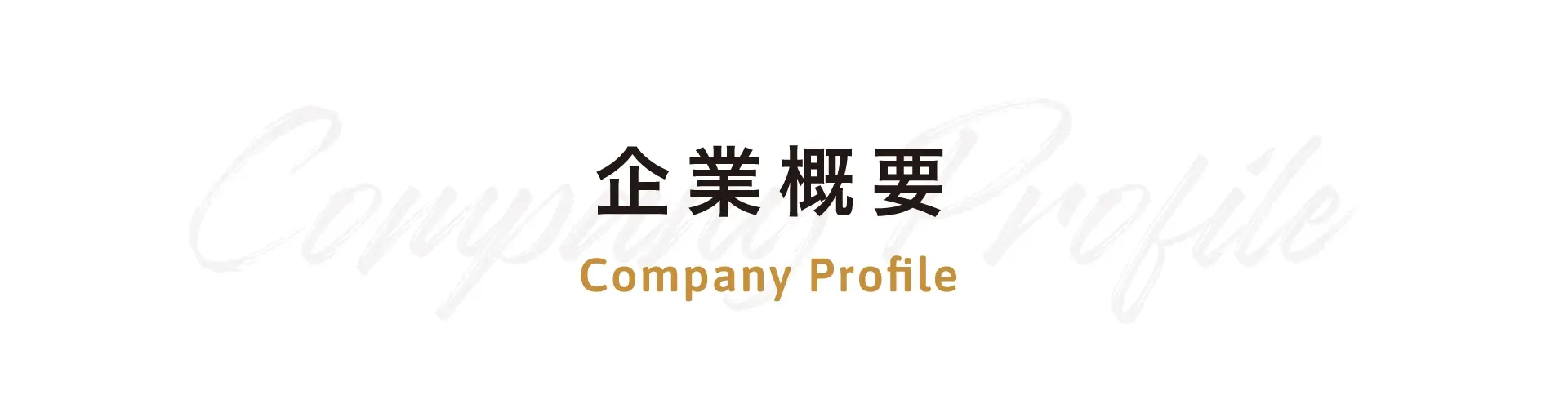 企業概要